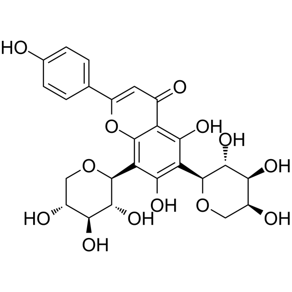 Apigenin6-C-α-L-arabinopyranosyl-8-C-β-D-xylopyranoside 677021-30-6